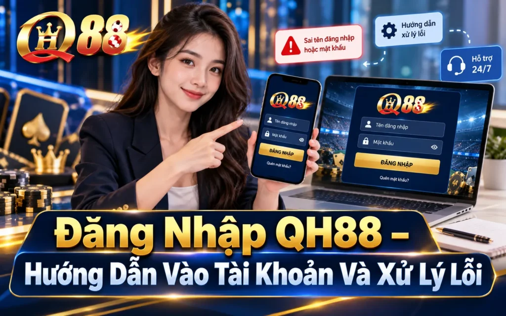 Hướng Dẫn Đăng Nhập QH88